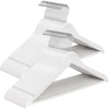 Songmics Mediniai drabužių pakabos 43x21 cm, balti