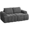 Songmics Modulinė sofa be karkaso iš šenilo audinio, 176 x 92 x 85 cm, tamsiai pilka