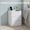 Songmics Naktinis staliukas 2 vnt. su 2 AC lizdais