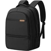 Songmics Nešiojamojo kompiuterio kuprinė 35 L, 17.3 colių kompiuteriui, su USB jungtimi ir 180° atidarymu, juoda