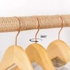 Songmics Pakabos, medinės, 44.5x1.2x23 cm, natūralios