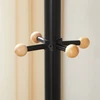 Songmics Drabužių kabykla su kabliukais RCR028B01, juoda