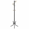 Songmics Drabužių kabykla su kabliukais RCR028B01, juoda