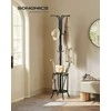 Songmics Paltų stovas 40x40x175 cm juodas metalas
