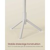 Songmics Paltų stovas 46.3x40.3x174.5 cm Smėlio spalvos mediena