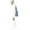 Songmics Paltų stovas 48x43x175 cm Baltas metalas