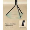 Songmics Paltų stovas 48x43x175 cm Juodas metalas
