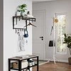 Songmics Paltų stovas 66x30x27 cm Pilkai rudas ir juodas plienas