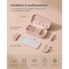 SONGMICS HOME SONGMICS HOME ANAH kolekcija – papuošalų dėžutė „Kelionė“ pastelinė rožinė
