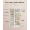Songmics Papuošalų spintelė, 120x10x36,7 cm, balta