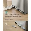 Songmics Perdirbimo šiukšliadėžė 62x35.3x45.5 cm Ekrų, nerūdijančio plieno