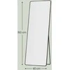 Songmics Veidrodis 150x40 cm juodos spalvos