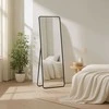 Songmics Veidrodis 150x40 cm juodos spalvos