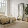 Songmics Veidrodis 150x40 cm juodos spalvos