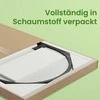 Songmics Viso ilgio veidrodis, lenktas veidrodis, pastatomas arba tvirtinamas prie sienos