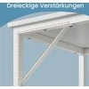 Songmics Rašomasis stalas industrinio dizaino 100x50x76 cm