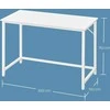 Songmics Rašomasis stalas industrinio dizaino 100x50x76 cm