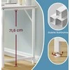 Songmics Rašomasis stalas industrinio dizaino 100x50x76 cm