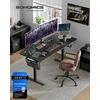 Songmics Reguliuojamo aukščio elektrinis stalas 60 x 160 x (72-120) cm
