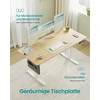Songmics Reguliuojamo aukščio stalas 140x60x 72-120cm