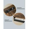 Songmics Elektrinis aukščio reguliuojamas kampinis rašomasis stalas 160 x 140cm