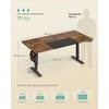 Songmics Elektrinis reguliuojamo aukščio rašomasis stalas 180 x 80 cm