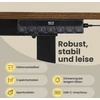Songmics Reguliuojamo aukščio stalas 140 × 70 cm