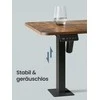 Songmics Elektrinis aukščio reguliuojamas kampinis rašomasis stalas 160 x 140cm