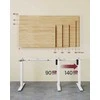 Songmics Reguliuojamo aukščio stalo rėmas 90-140x59,6x71-119 cm baltas plienas