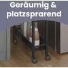 Songmics 4 lygių vežimėlis su rankena