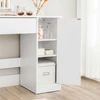 Songmics Ruošimosi stalas 80x40x132 cm baltas