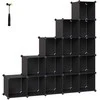 Songmics Sandėliavimo lentyna, 123x31x123 cm, juoda