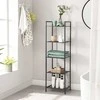Songmics Sandėliavimo lentyna, 38x30x129,5 cm, juoda