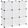 Songmics Sandėliavimo lentyna, 93x31x93 cm, balta
