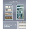 Songmics Sandėliavimo lentynos 90x40x180 cm sidabro spalvos plienas