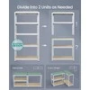 Songmics Sandėliavimo lentynos 90x40x180 cm sidabro spalvos plienas