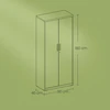 Songmics Sandėliavimo spinta plieninė 40x80x180 cm