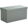 Songmics Sandėliavimo suoliukas, 76x38x38 cm, pilka
