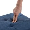 Songmics Saugojimo pufas su suoliuku 110x38x38 cm Indigo MDF