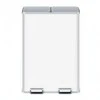 Songmics Šiukšliadėžė 2 x 30 l, 2 skyrių