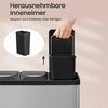Songmics Atliekų dėžė virtuvei 3 x 8 l plieninė