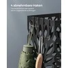 Songmics Skėčių stovas, 15.5x15.5x41 cm, juodas, plienas