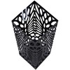 Songmics Skėčių stovas, 15.5x15.5x49 cm, juodas