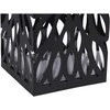 Songmics Skėčių stovas 15,5x15,5x49 cm Juodas metalas