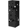 Songmics Skėčių stovė 15.5x15.5x49 cm Juodas metalas
