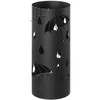 Songmics Skėčių stovėklas 17x17x41 cm Juodas metalas