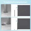 Songmics Šoninė markizė 160 × 300 cm antracito spalvos