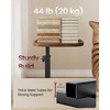 Songmics Šoninis staliukas 40x30x69 cm Rudas ir juodas plienas