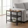 Songmics Kavos staliukas VASAGLE 60x30x60 cm rudas