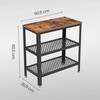 Songmics Kavos staliukas VASAGLE 60x30x60 cm rudas